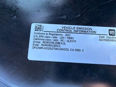 2024 Chevrolet Corvette Stingray 2LT