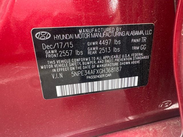 2016 Hyundai Sonata Sport