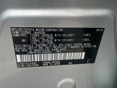 2015 Toyota RAV4 LE